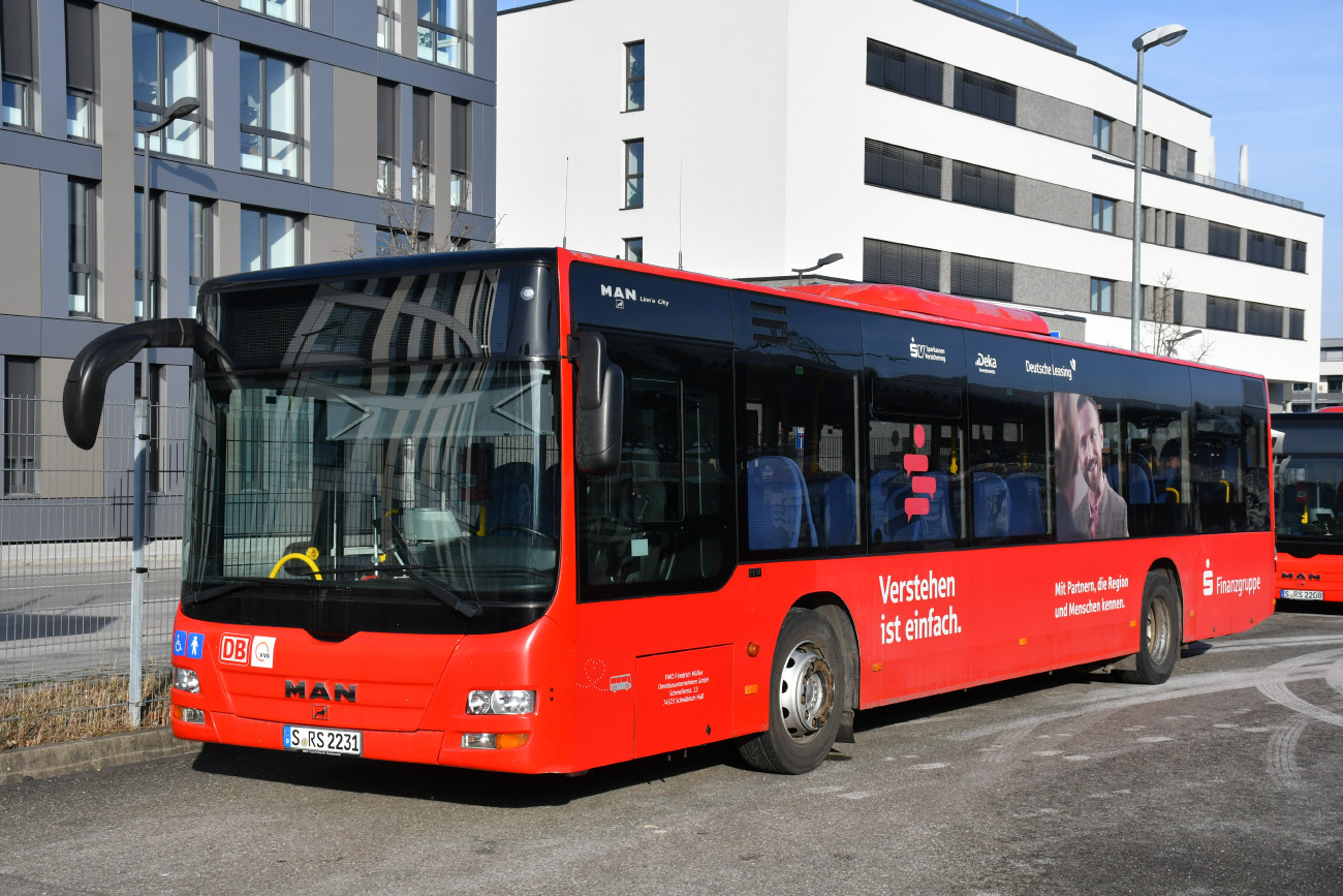 Schwäbisch Hall, MAN A20 Lion's City Ü NÜ323 # S-RS 2231