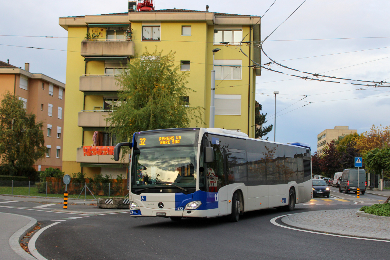Lausanne, Mercedes-Benz Citaro C2 № 422