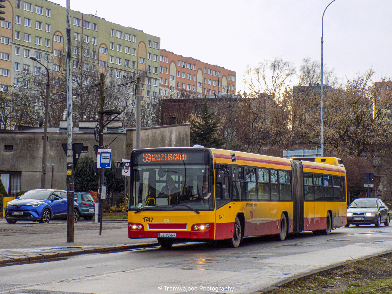 Łódź, Volvo 7700A № 1747