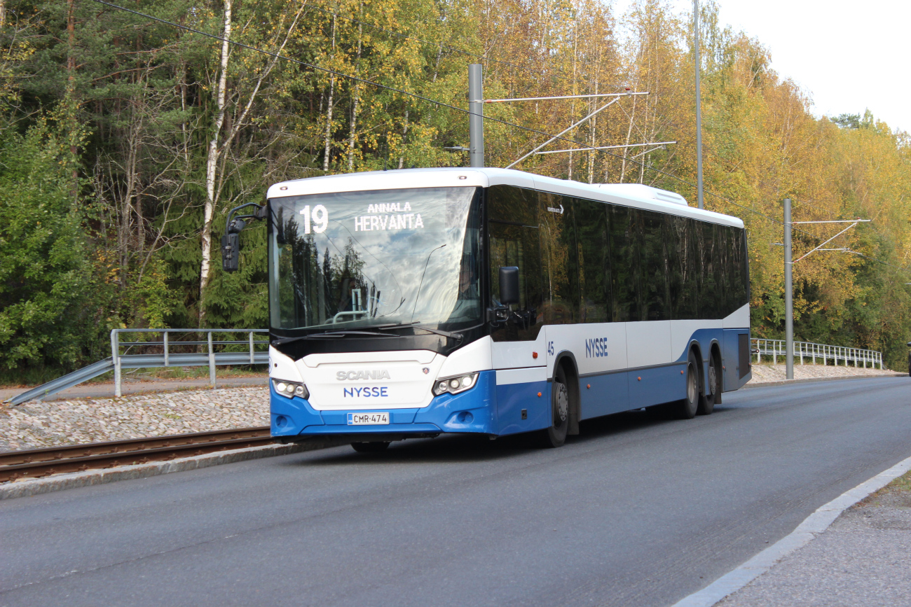 Tampere, Scania Citywide LE Suburban # 45