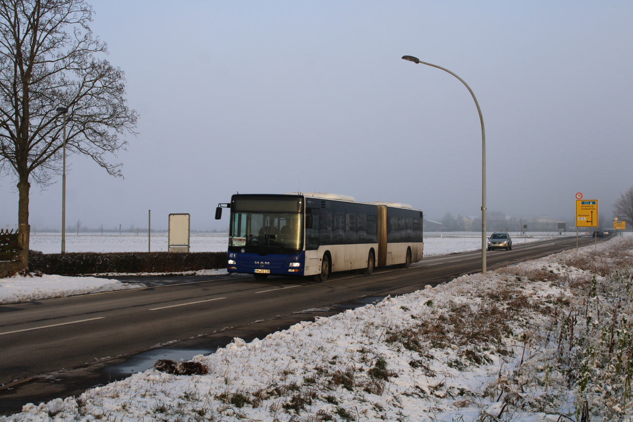 Hameln, MAN A23 Lion's City GL NG323 # HM-RQ 138; Frankfurt am Main — SEV Generalsanierung Riedbahn 2024