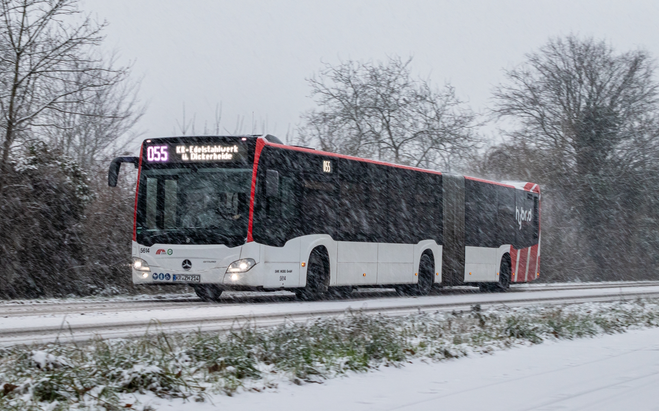 Крефельд, Mercedes-Benz Citaro C2 G Hybrid № 5614