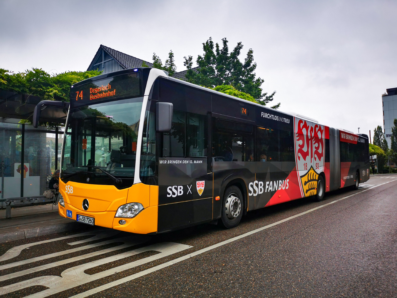 Stuttgart, Mercedes-Benz Citaro C2 G # 7260