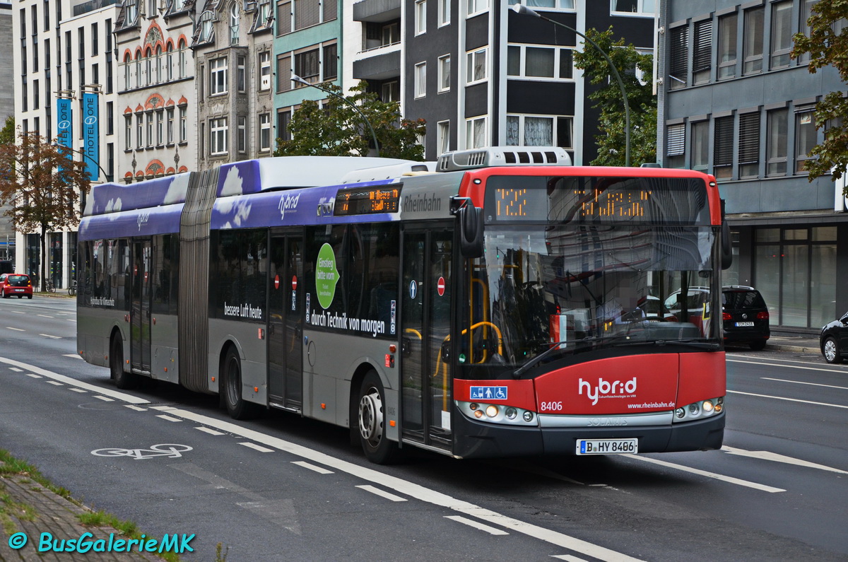 Düsseldorf, Solaris Urbino III 18 Hybrid č. 8406