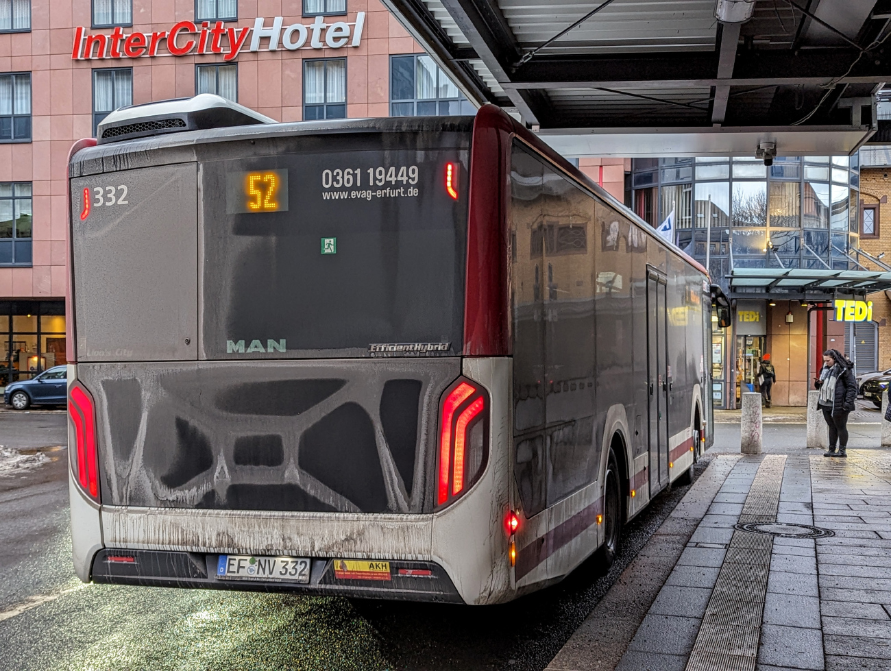 Erfurt, MAN 12C Lion's City NL360 EfficientHybrid # 332