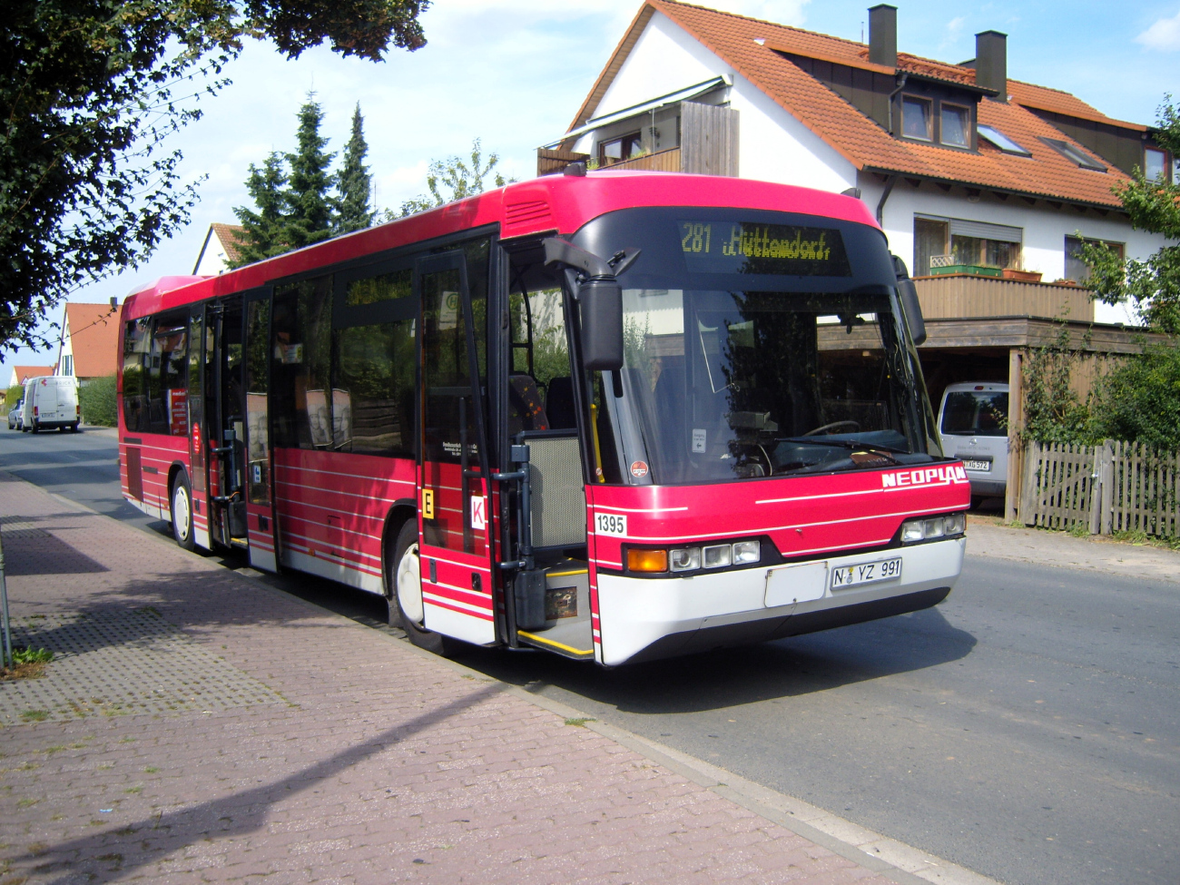 Нюрнберг, Neoplan N3016 Regioliner № 1395