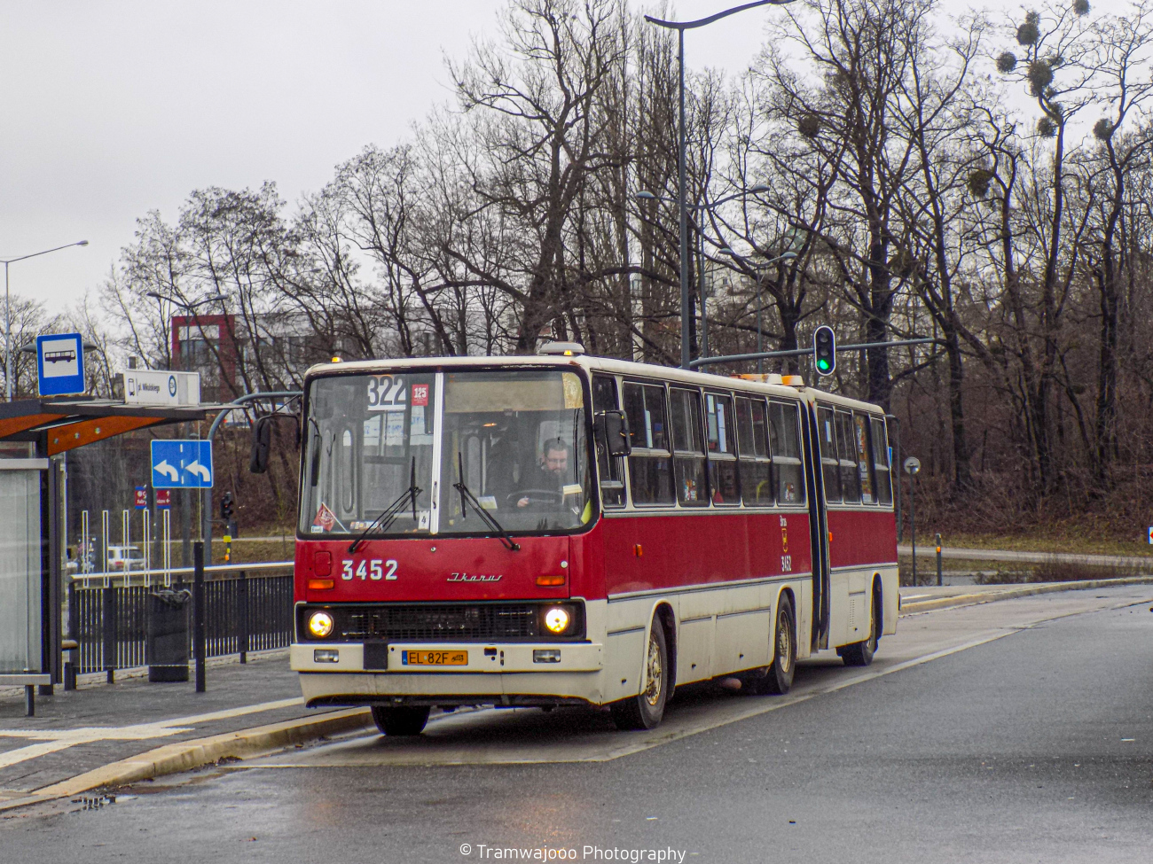Łódź, Ikarus 280.33 nr. 3452