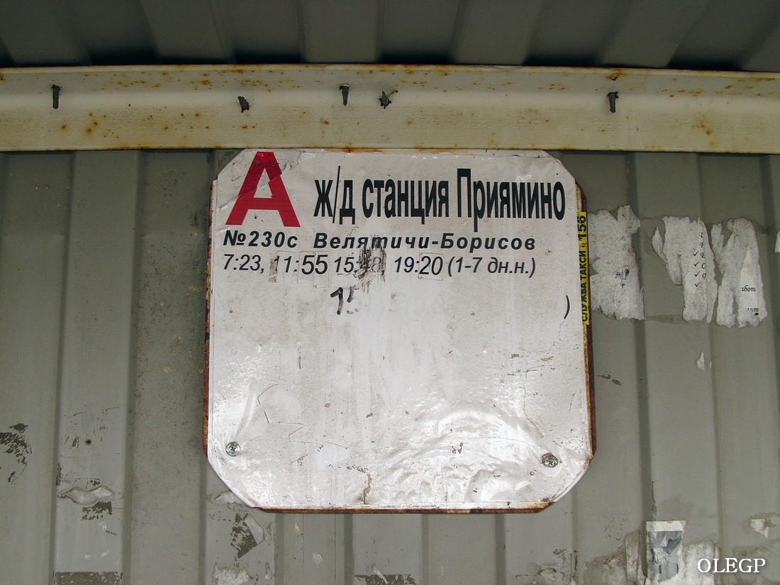 Borisov — City transport schedule