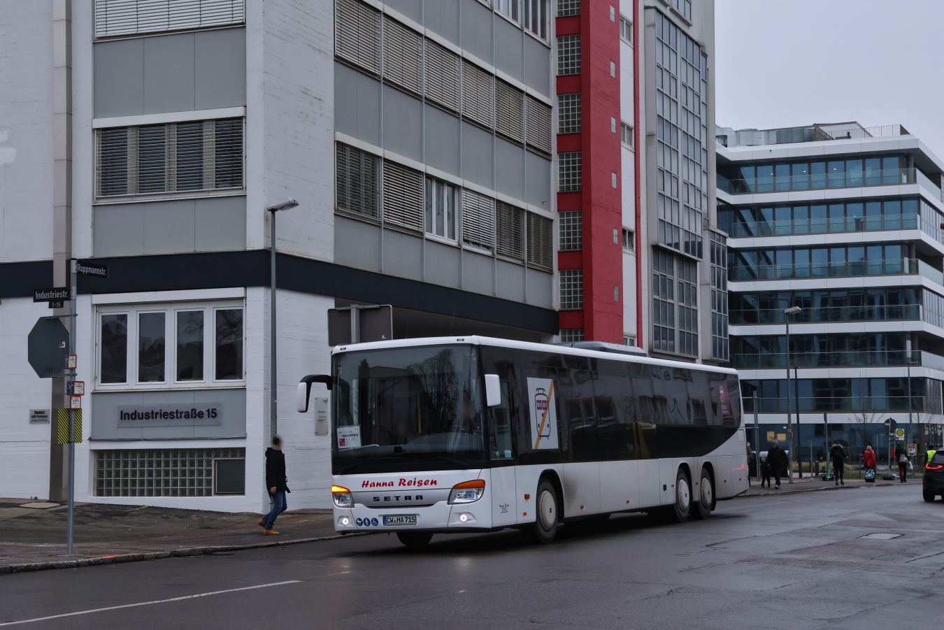 Calw, Setra S418LE business # CW-HA 715; Stuttgart — EV Digitaler Knoten Stuttgart — 2024