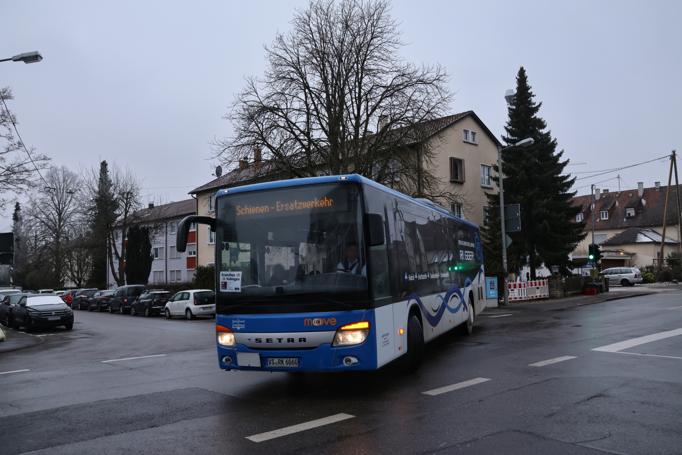 Филлинген-Швеннинген, Setra S415LE business № VS-RK 6060; Бёблинген — SEV (Stuttgart -) Böblingen — Singen (Gäubahn)