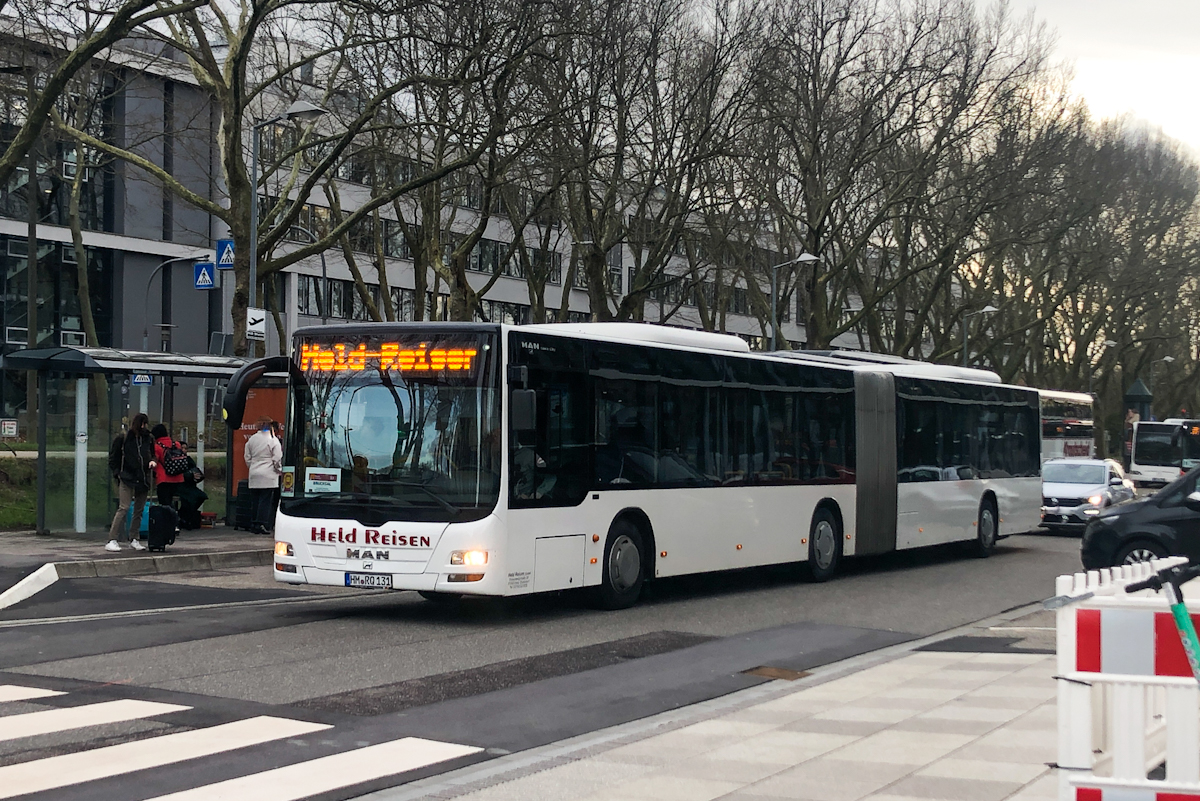 Hameln, MAN A23 Lion's City G NG323 č. HM-RQ 131; Karlsruhe — SEV Mannheim <> Heidelberg <> Bruchsal <> Karlsruhe
