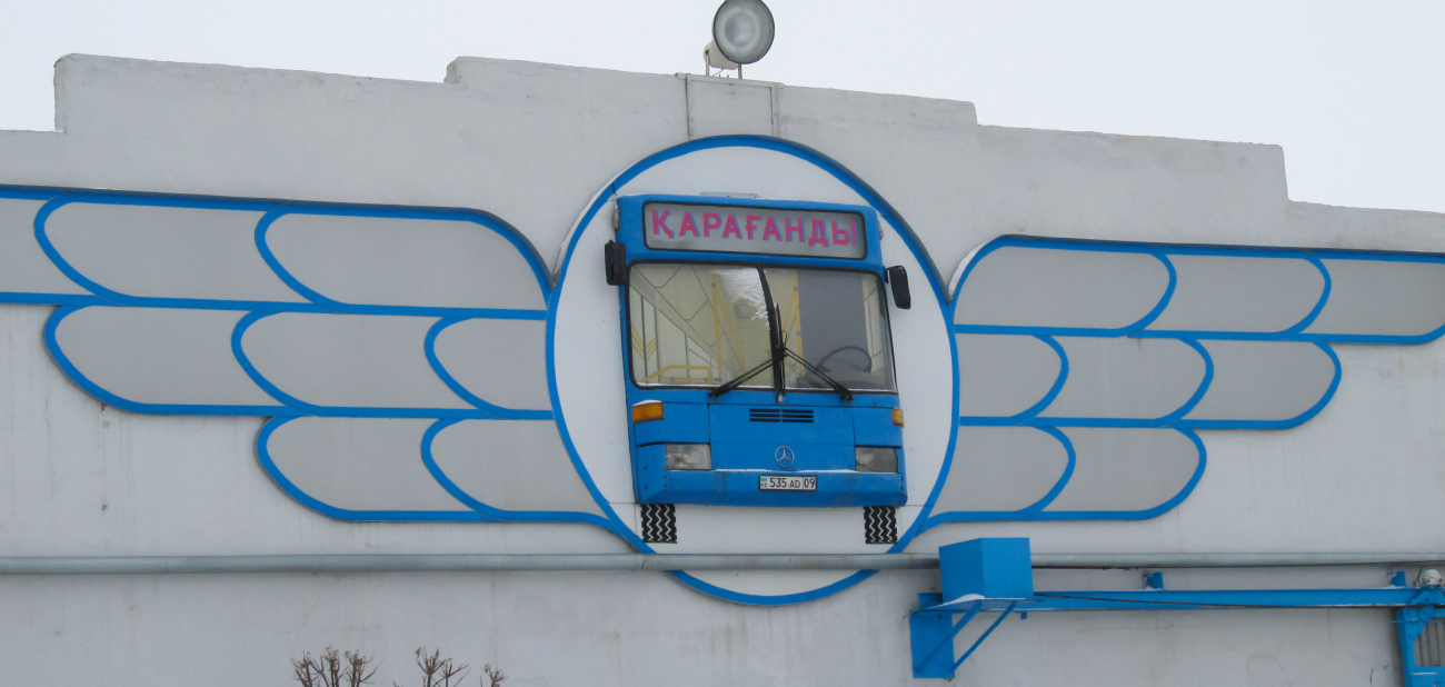Karaganda — Bus fleets; Karaganda — Miscellaneous photos