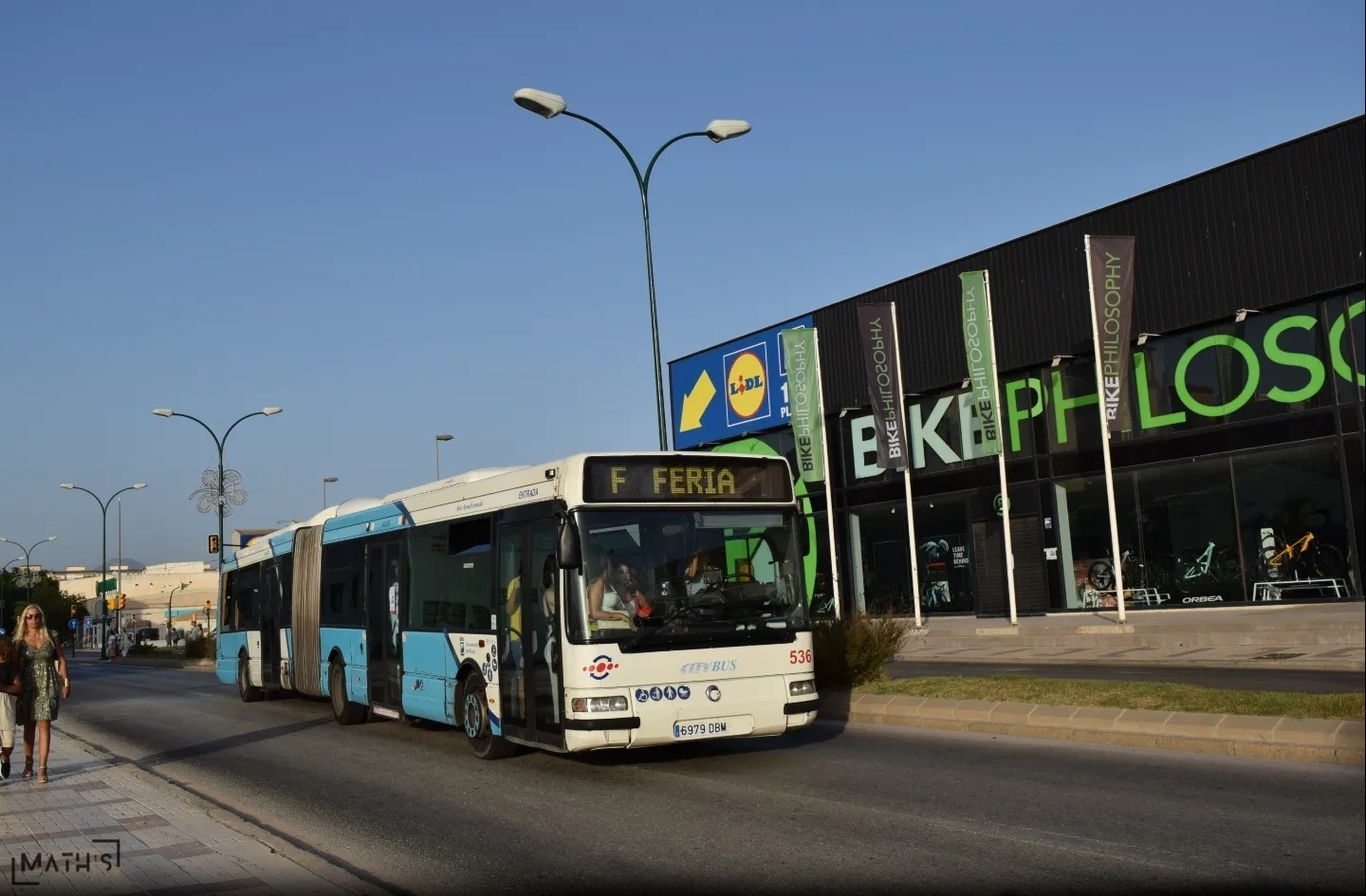 Малага, Hispano Citybus A (Irisbus Agora L) № 536