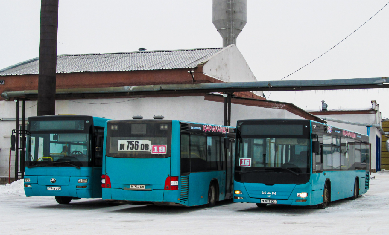 Karaganda, MAN A78 Lion's City LE EL283 Nr. M 053 DD; Karaganda — Bus fleets