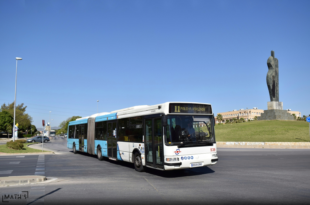 Málaga, Hispano Citybus A (Irisbus Agora L) №: 539