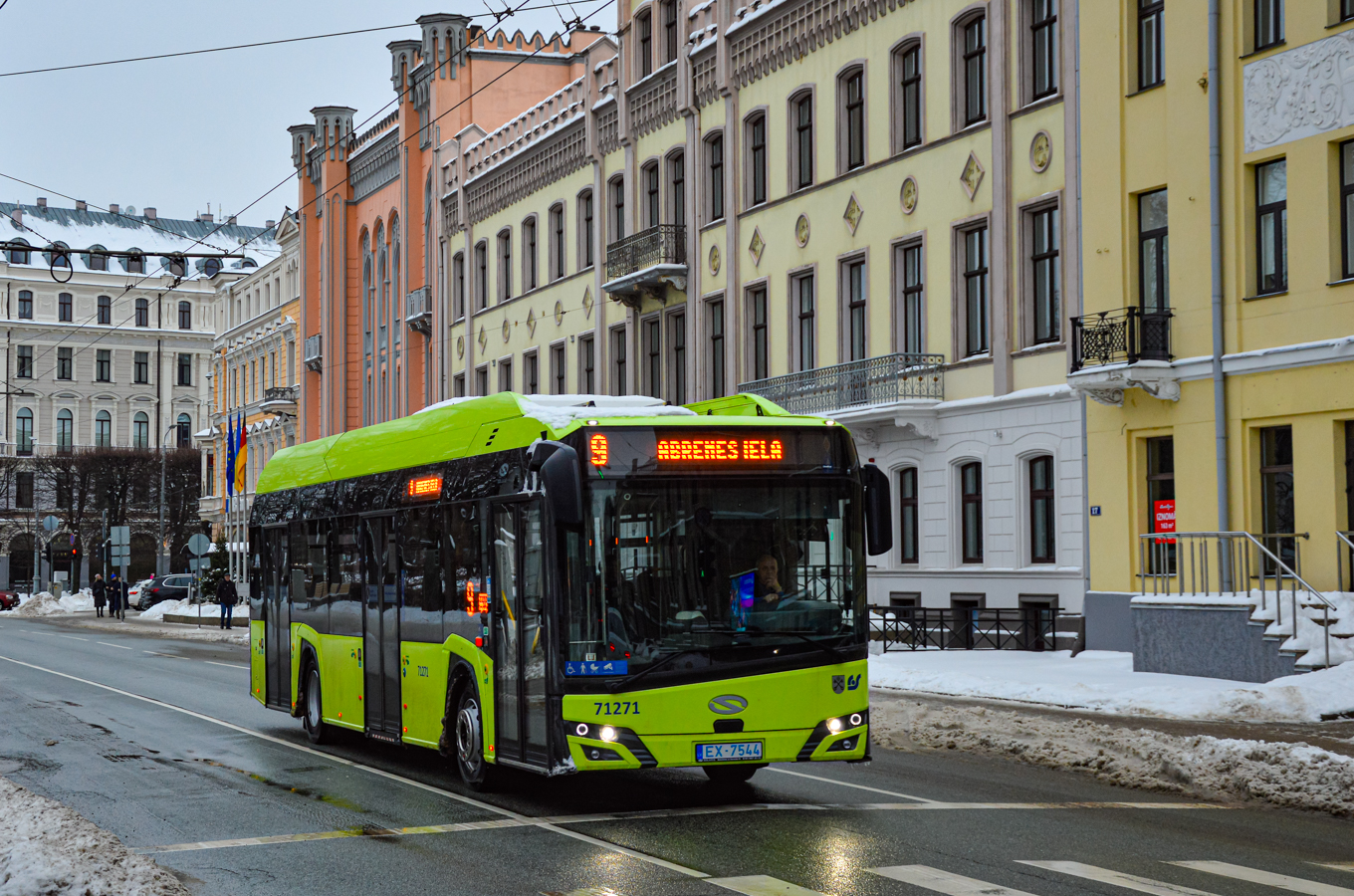 Riga, Solaris Urbino IV 12 electric No. 71271