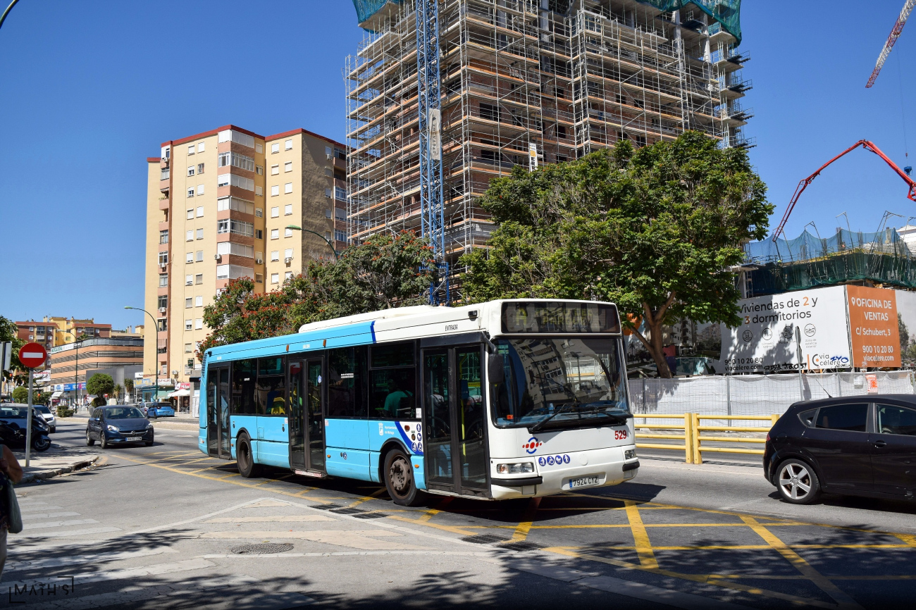 Малага, Hispano Citybus E (Irisbus Agora S) № 529