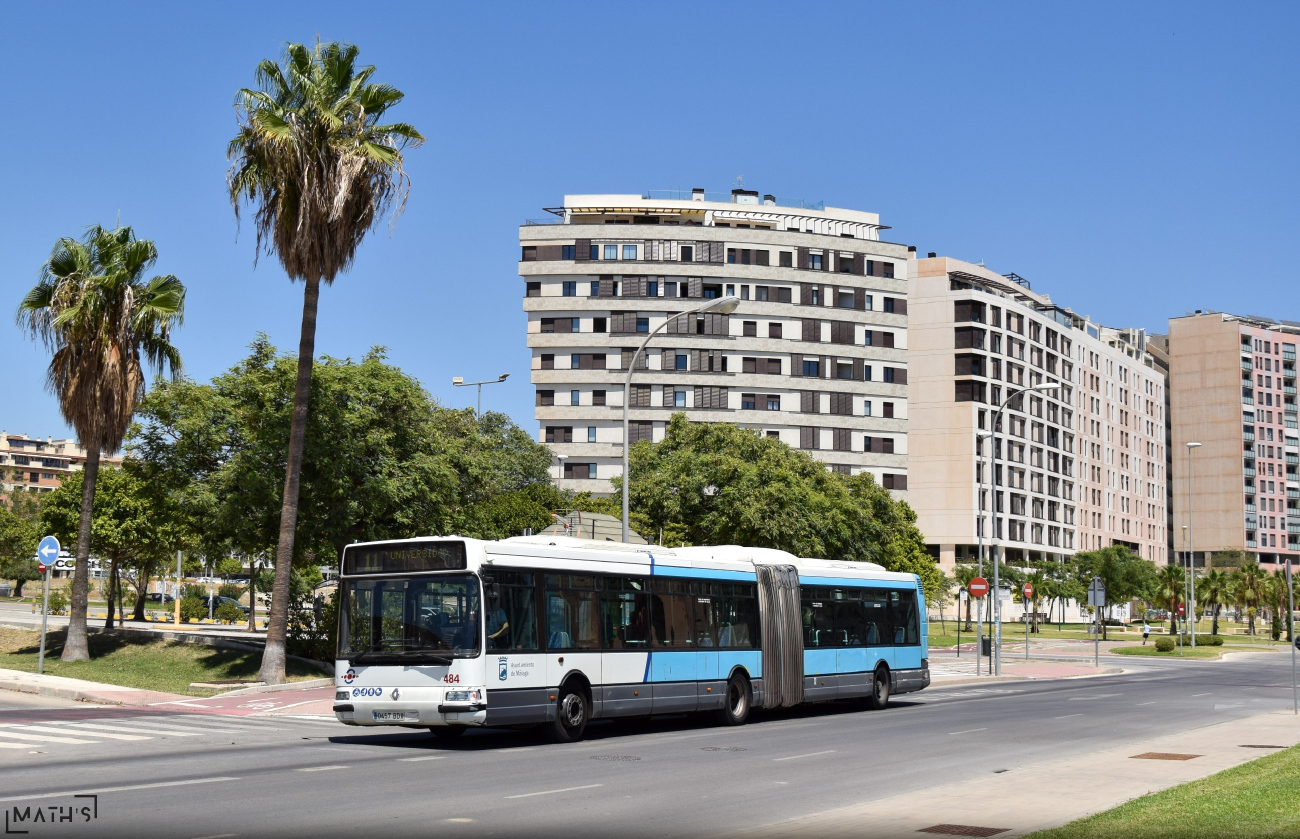 Málaga, Hispano Citybus A (Renault Agora L) # 484
