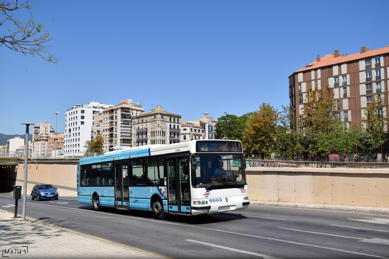 Málaga, Hispano Citybus E (Renault Agora S) № 999