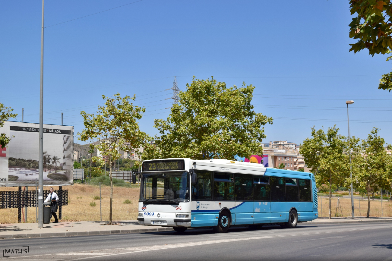 Málaga, Hispano Citybus E (Irisbus Agora S) č. 546