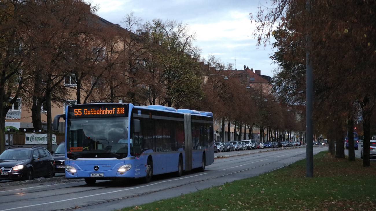 Munich, Mercedes-Benz Citaro C2 G č. M-VU 44