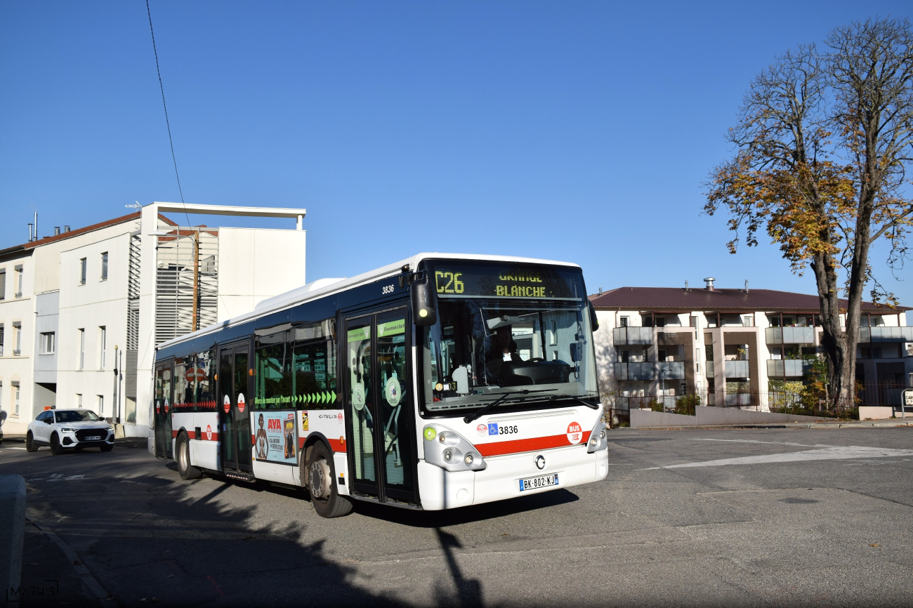 Lyon, Irisbus Citelis 12M Nr. 3836