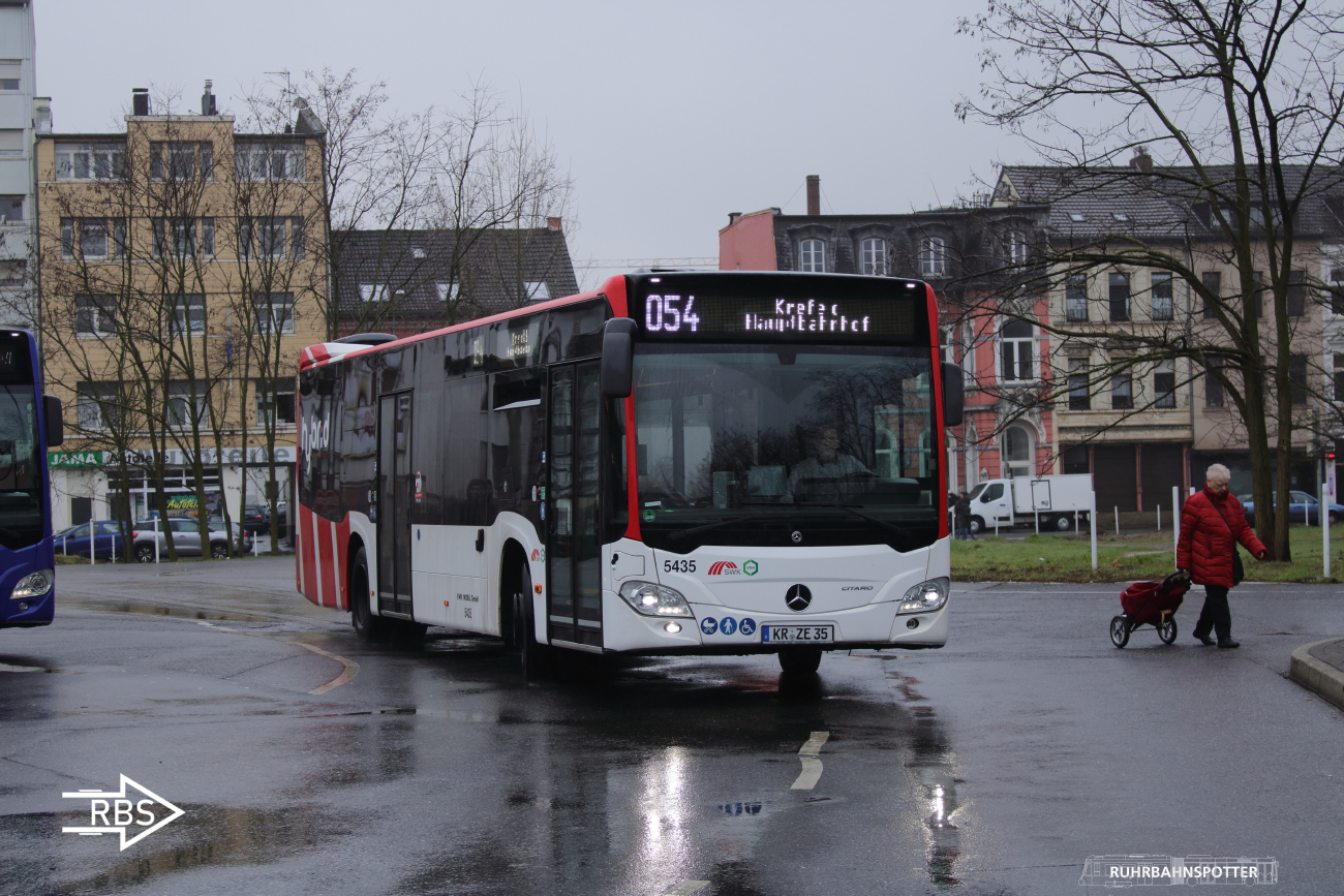 Krefeld, Mercedes-Benz Citaro C2 Hybrid # 5435