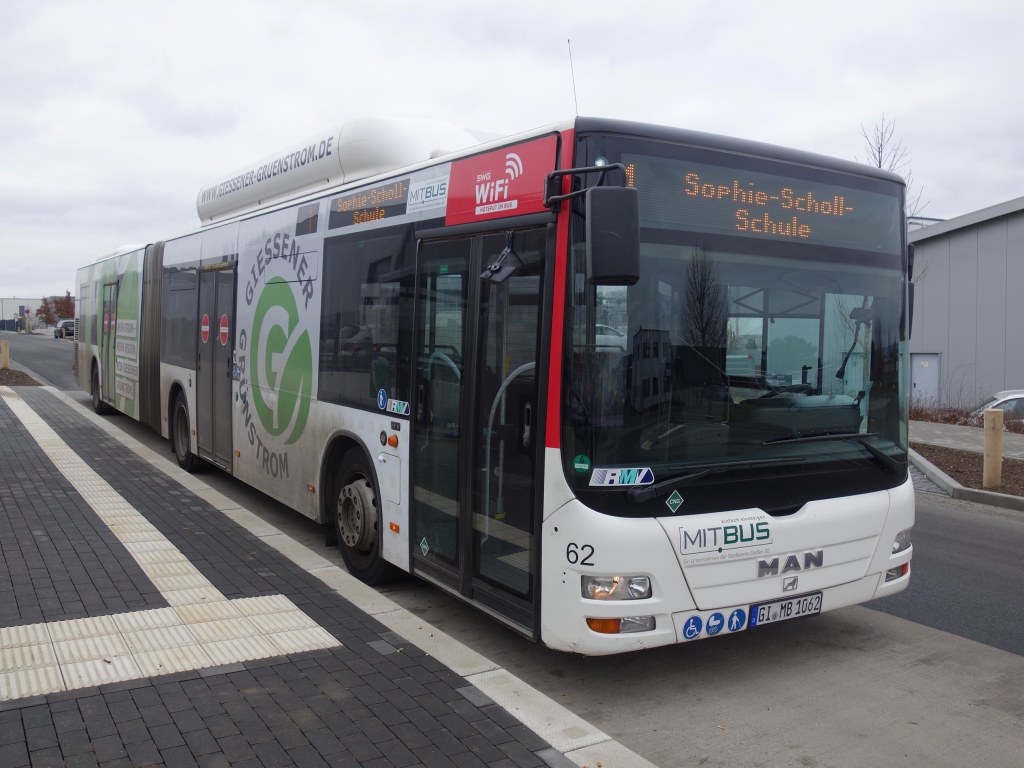 Gießen, MAN A23 Lion's City G NG313 CNG # 62