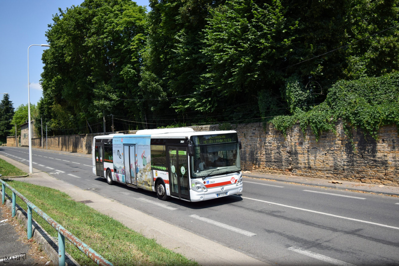 Lyon, Irisbus Citelis 12M # 3821