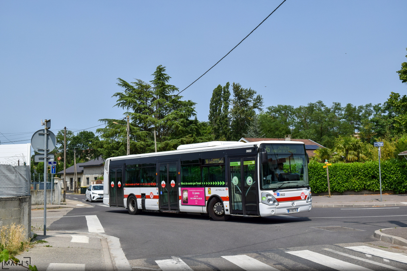 Lyon, Irisbus Citelis 12M # 3822