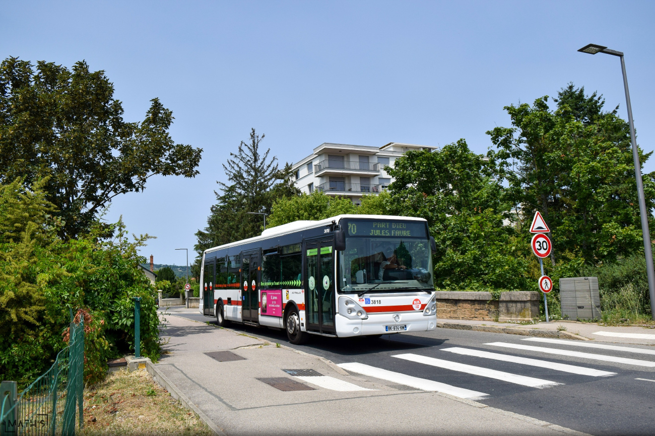 Lyon, Irisbus Citelis 12M # 3818