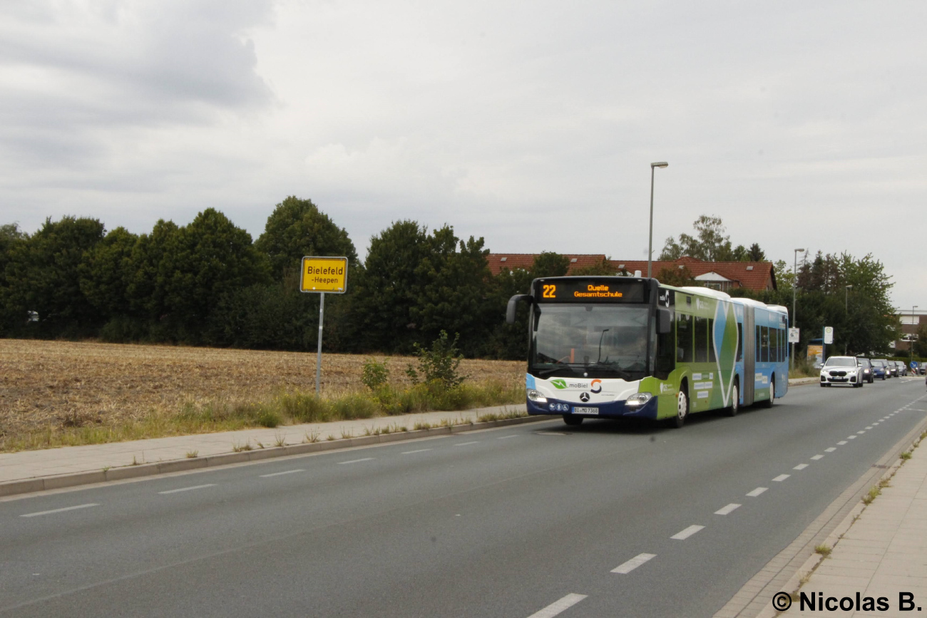 Bielefeld, Mercedes-Benz Citaro C2 G Hybrid # 7368
