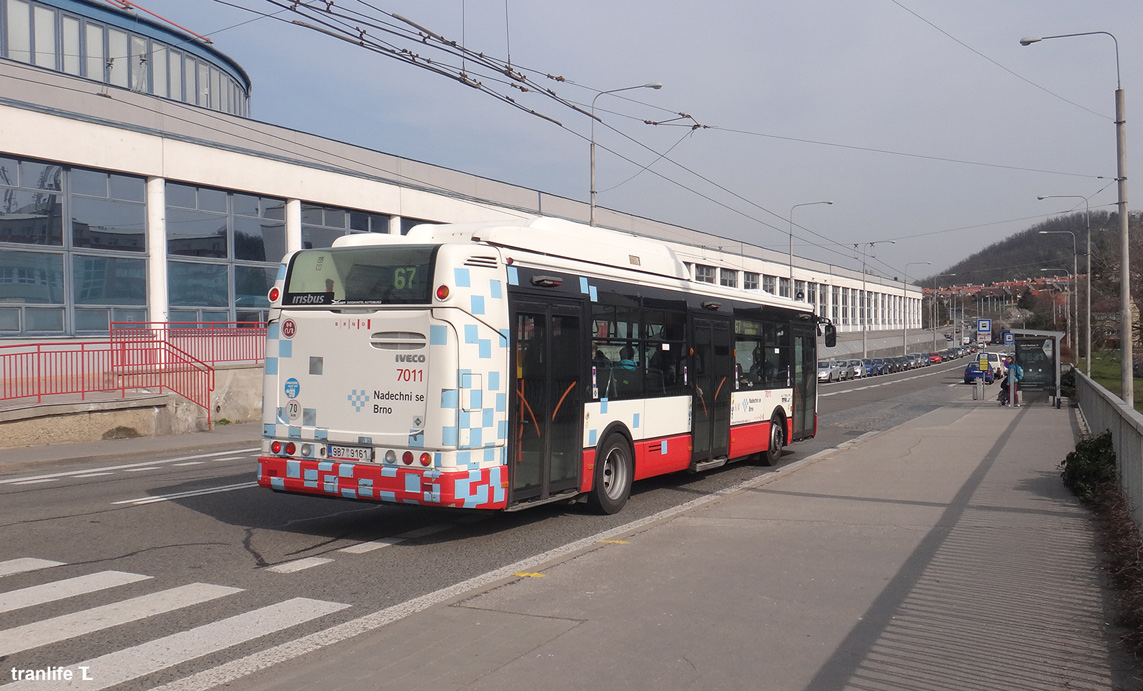 Брно, Irisbus Citelis 12M CNG № 7011