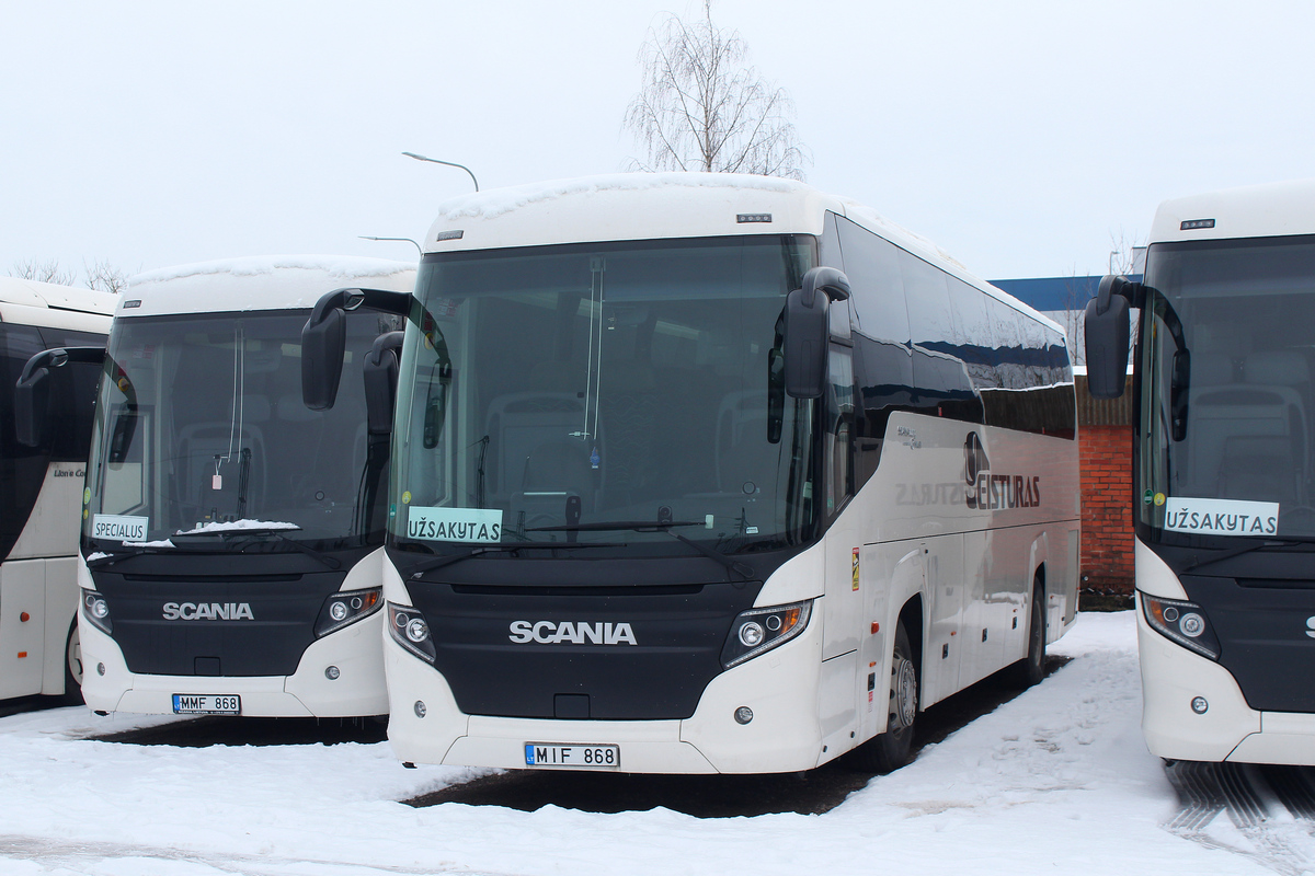 Panevėžys, Scania Touring HD (Higer A80T) # MIF 868