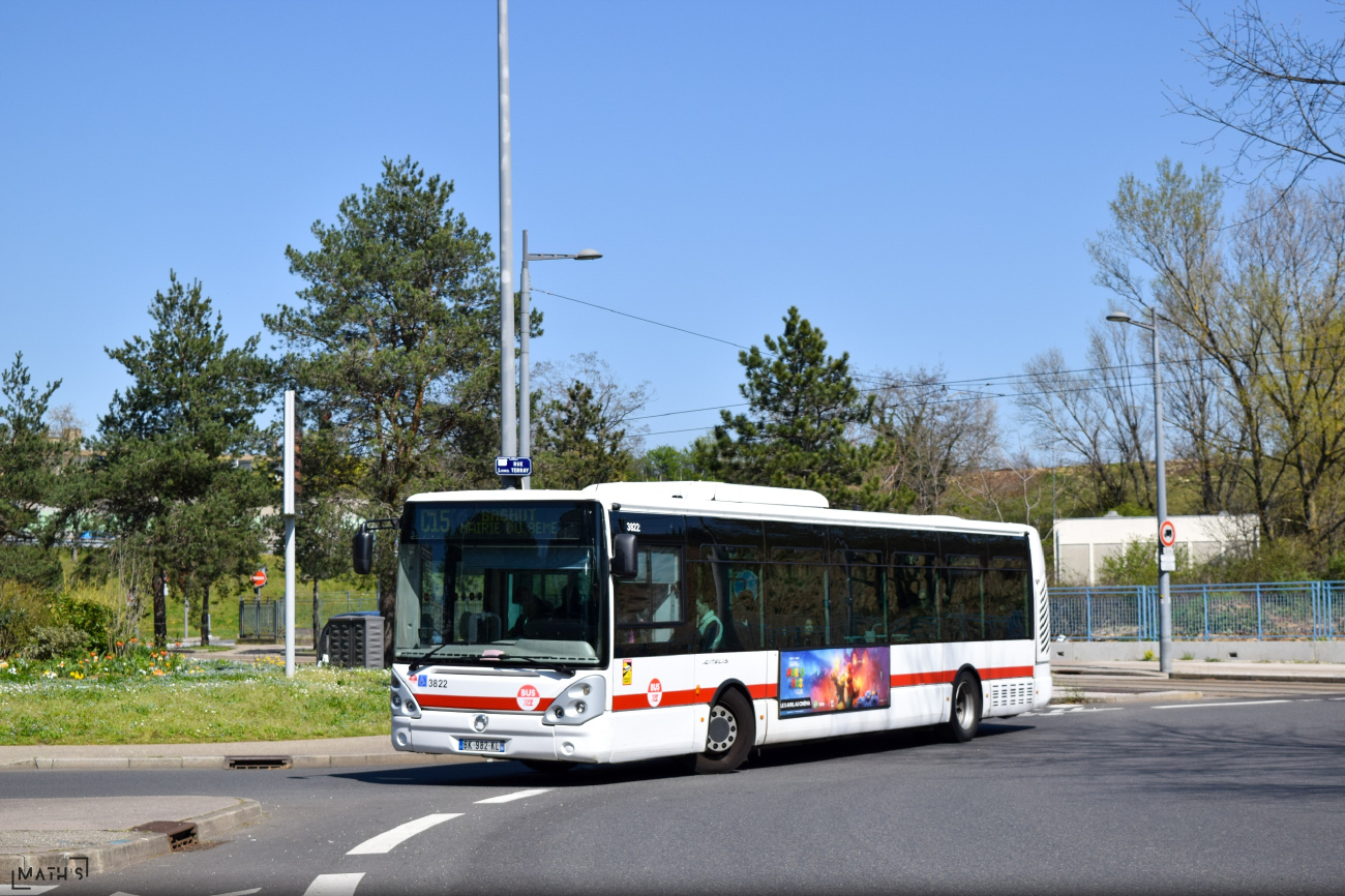 Lyon, Irisbus Citelis 12M nr. 3822