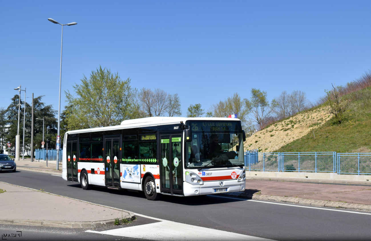 Lyon, Irisbus Citelis 12M # 3837