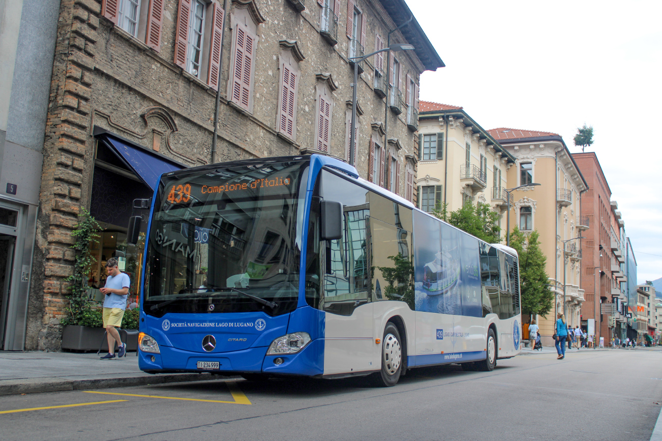 Lugano, Mercedes-Benz Citaro C2 Hybrid # TI 234 999