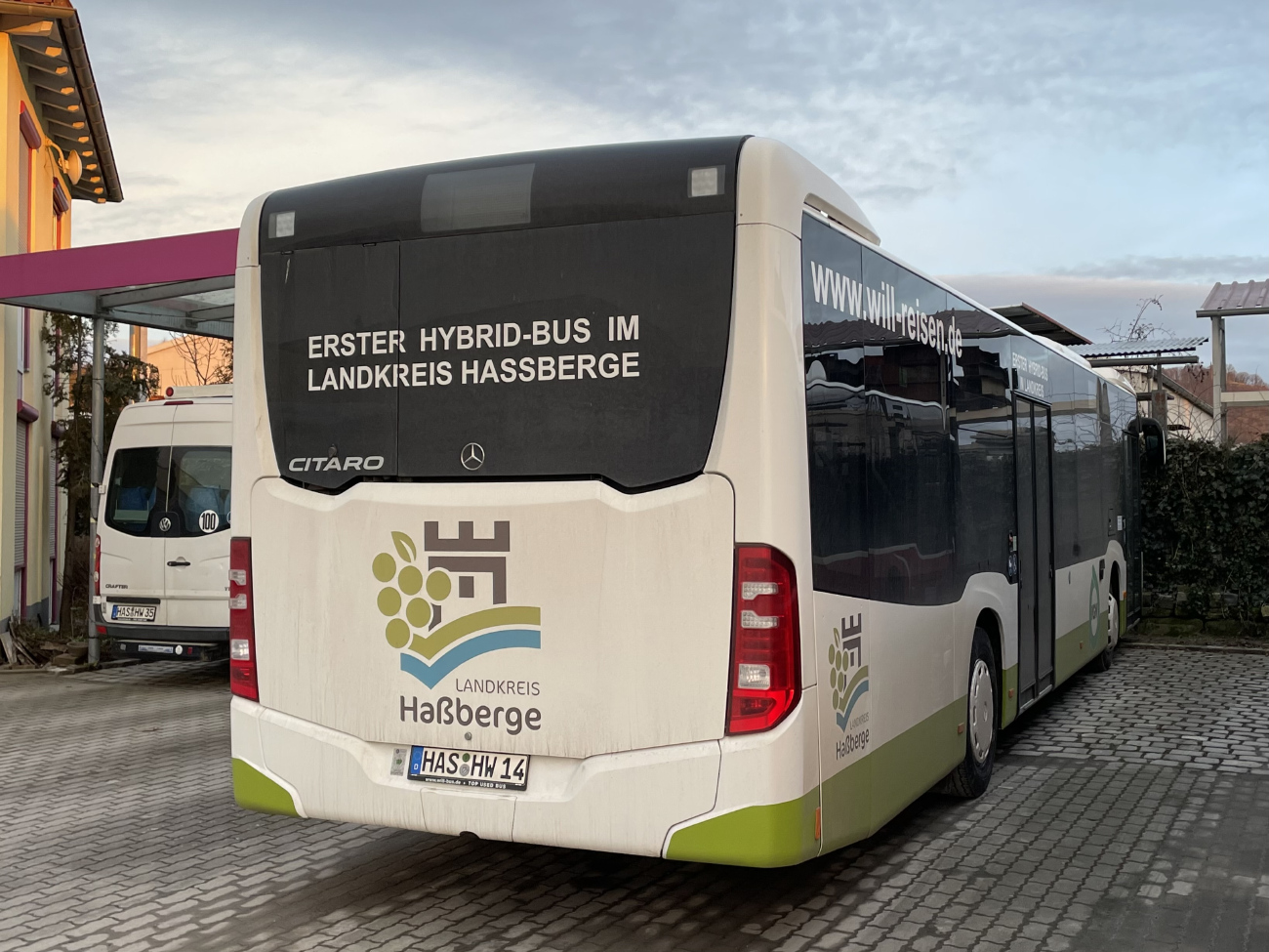 Haßfurt, Mercedes-Benz Citaro C2 Hybrid # HAS-HW 14
