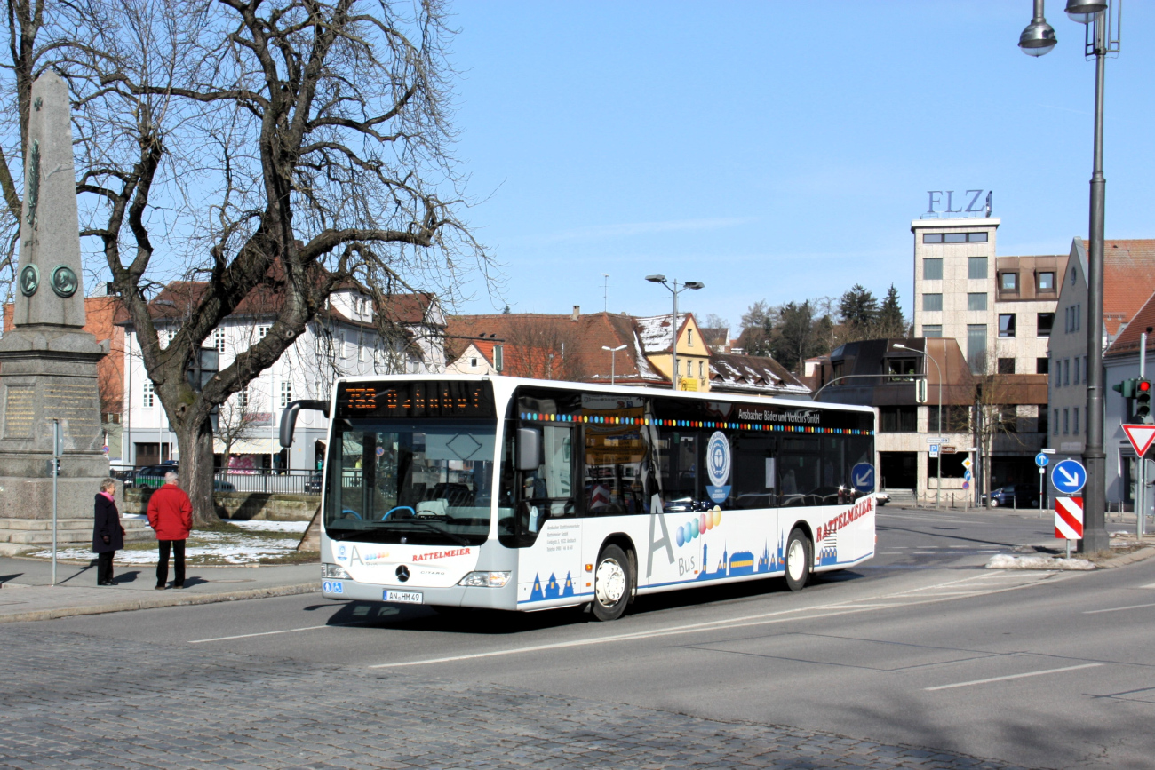 Ansbach, Mercedes-Benz O530 Citaro Facelift # AN-HM 49