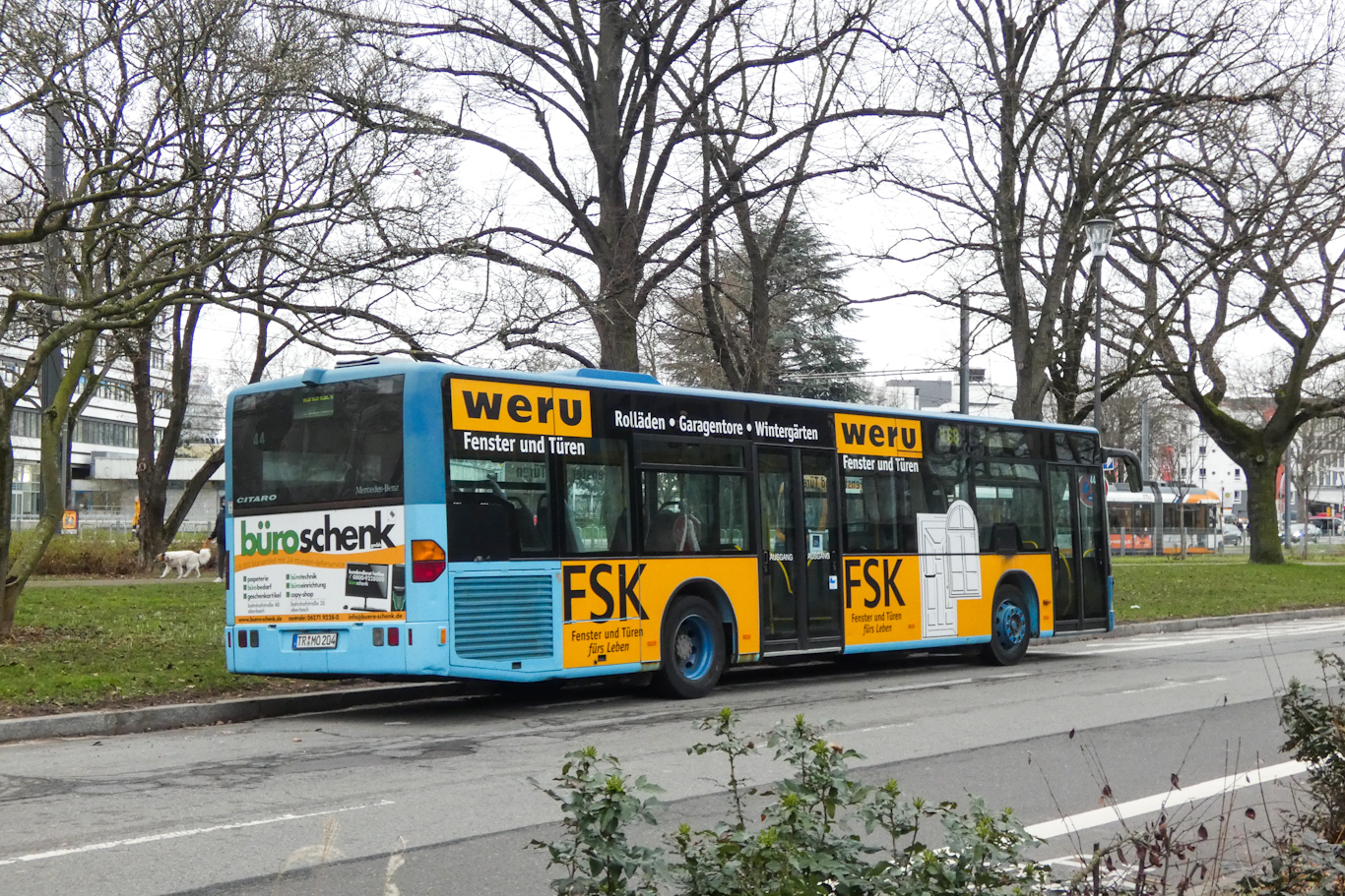 Трир, Mercedes-Benz O530 Citaro № TR-MO 204; Дармштадт — Ersatzverkehr Mannheim/Heidelberg — Darmstadt 02.02.2024 — 26.02.2024