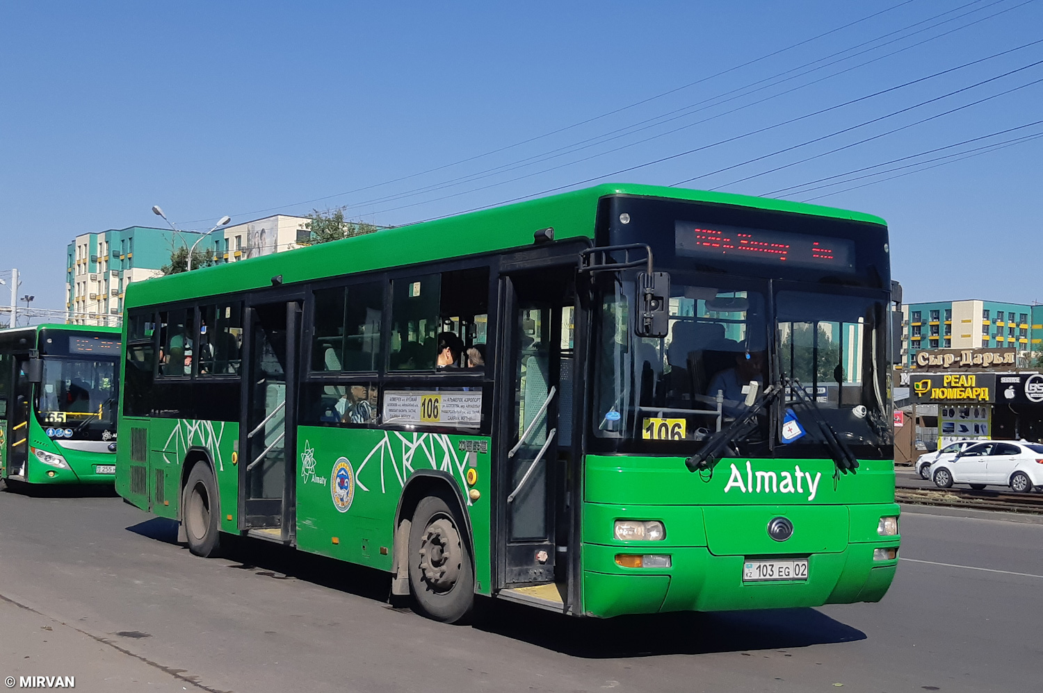 Almaty, Yutong ZK6108HGH # 103 EG 02