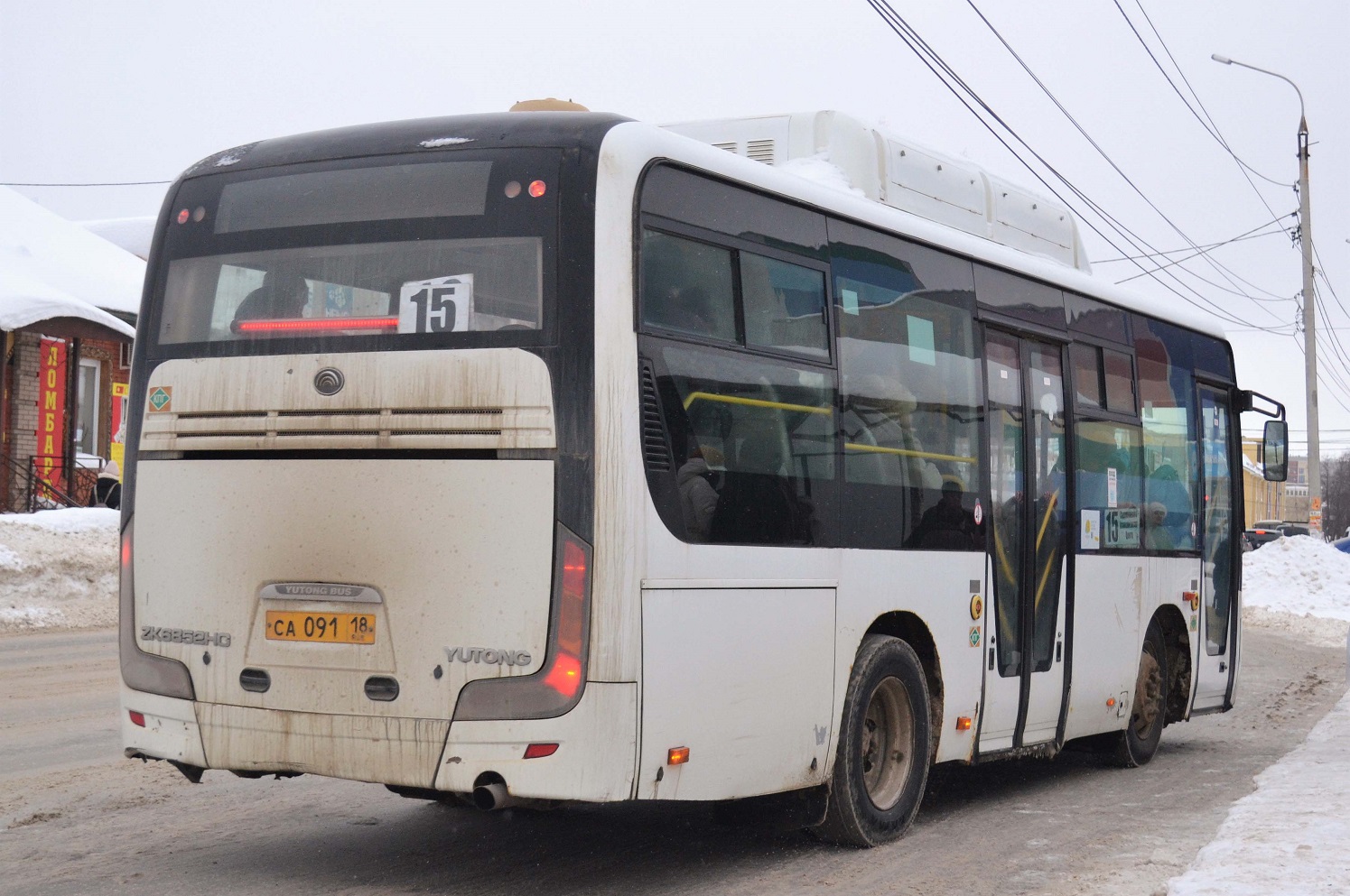 Votkinsk, Yutong ZK6852HG (CNG) # СА 091 18