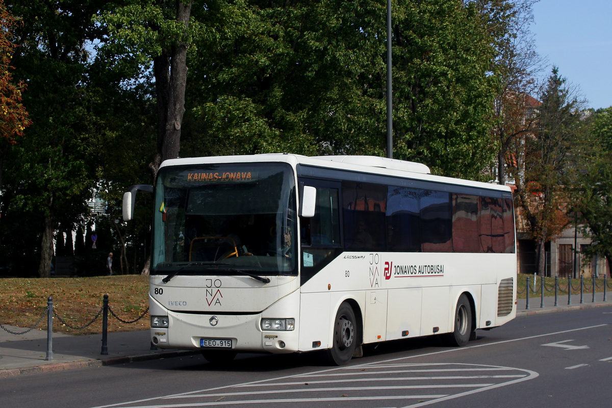 Jonava, Irisbus Crossway 10.6M № 80