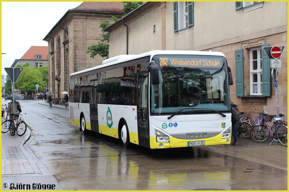 Erlangen, IVECO Crossway LE City 12M # HÖS-V 35