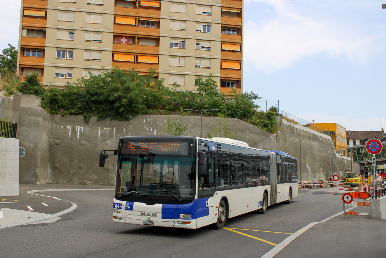 Lausanne, MAN A40 Lion's City GL NG363 # 646