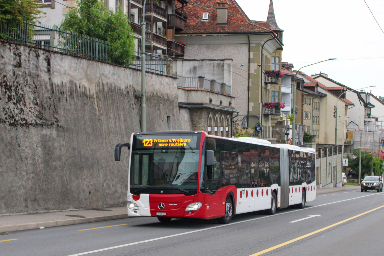 Fribourg, Mercedes-Benz Citaro C2 GÜ # 172