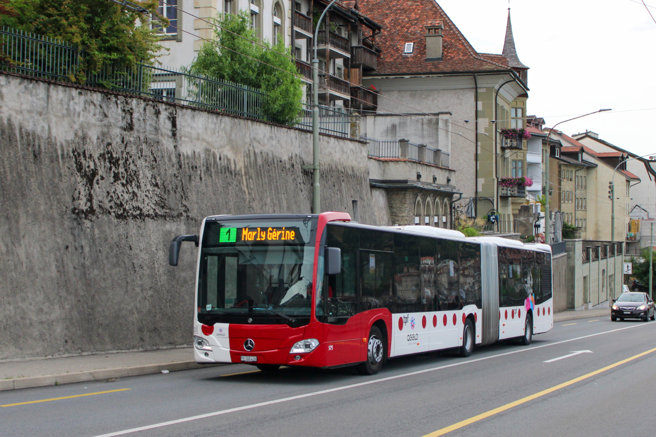 Fribourg, Mercedes-Benz Citaro C2 G # 575