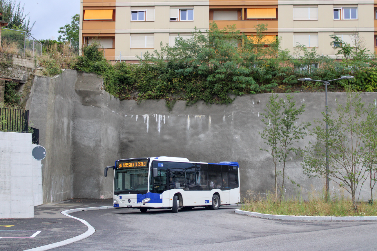 Lausanne, Mercedes-Benz Citaro C2 K # 326