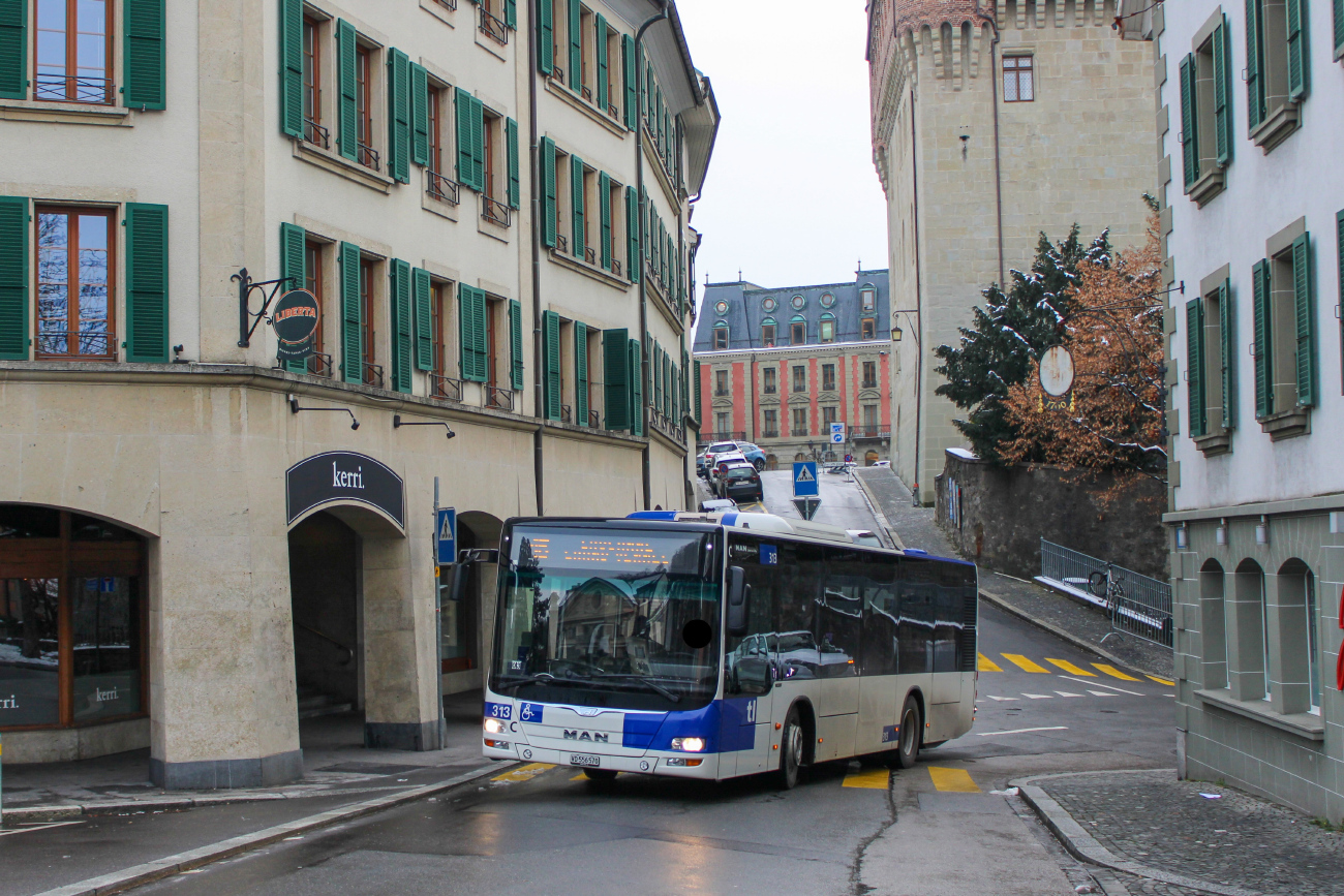 Lausanne, MAN A47 Lion's City M NL293-10,5 # 313