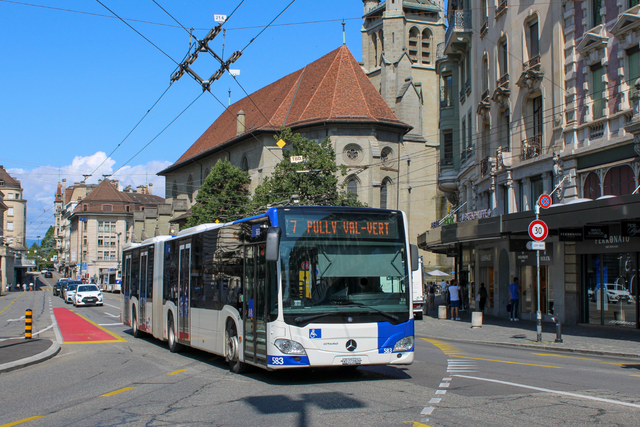 Lausanne, Mercedes-Benz Citaro C2 G # 583
